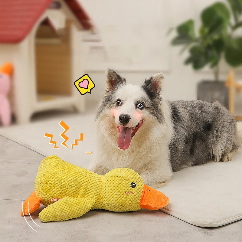 Dog Sleeping Toy Duck Chew Sounding Toy for Small Medium Large Dogs Outdoor Interactive Pet Training Toy Dog Accessories